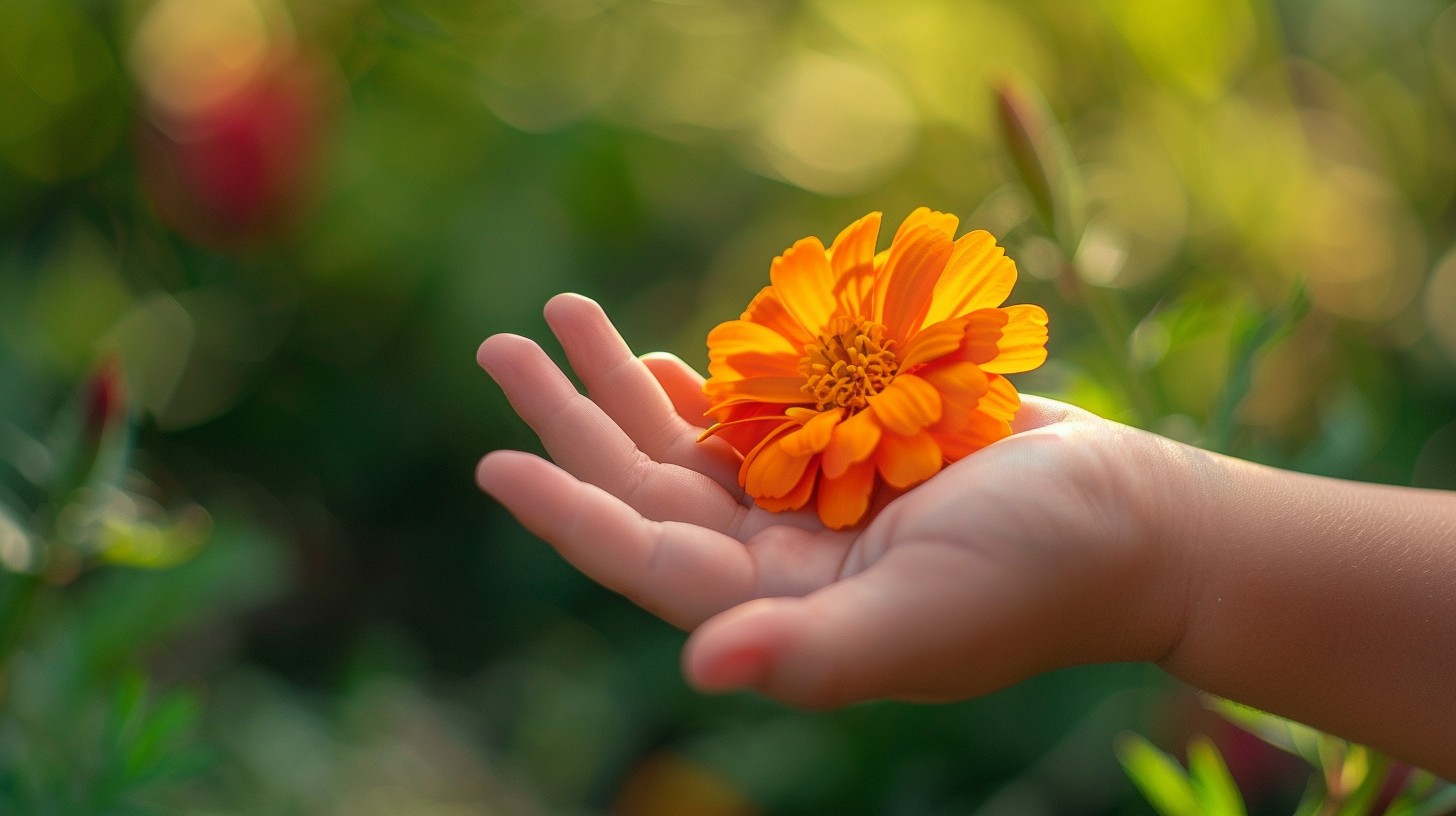 Stockcake hand holding flower 1748603534